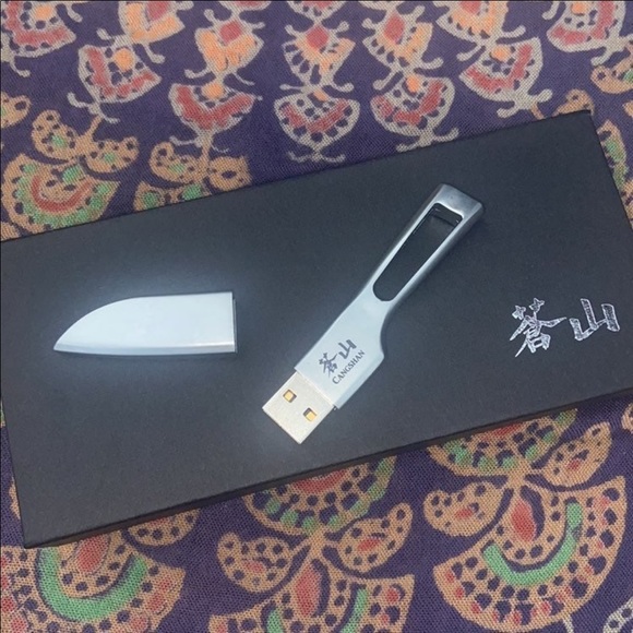 Metal 32 GB USB “Chefs Knife” Culinary Cooking Enthusiast Flash Drive GIFT 🎄 - Picture 7 of 13